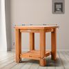 Beistelltisch EMMY quadratisch - 45x45x50cm, Holz, Teak | Kleiner Tisch Couchtisch für Wohnzimmer Bild 2
