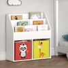 Kinderregal Luigi Weiß 72 x 79 cm mit 2 Faltboxen opt. 2 Vicco Bild 5