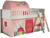 Kinderbett Karyl 208x114x135 aus Massivholz in Weiß Bild 4