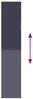 vidaXL Verdunkelungsrollo Marineblau 55x230cm Stoffbreite 50,7 cm 4011587 Bild 5