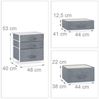 Relaxdays Regalsystem verschiedene Varianten grau Bild 4