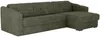 Vente-unique - DARIELO Sofa Stoff Grün - B 223 cm152 cm x H 85 cm x L 275 cm Bild 5