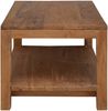 vidaXL Couchtisch Natur 100 x 50 x 40 cm Massivholz Teak 42024252 Bild 3