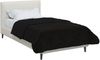 vidaXL Ganzjahresbettdecke Gepolstert Schwarz 140 x 220 cm 42026254 Bild 3