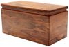 Truhe Tina 90x45x45 aus Sheesham-Massivholz Bild 3