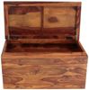 Truhe Tina 90x45x45 aus Sheesham-Massivholz Bild 4