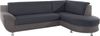 TRENDMANUFAKTUR Ecksofa Rondo 3, zeitlos und bequem, Materialmix, breite Armlehnen, L-Form, wahlweise mit Federkern für mehr Komfort, wahlweise mit Bettfunktion Bild 2