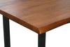 Esstisch Baumkante massiv Mango honigfarben 240 x 100 U-Gestell schwarz CALI 150437912 Bild 3