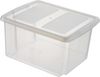 Drehstapelbox mit Deckel Nesta 32 L transparent 3er Set Stapelkiste Aufbewahrungsbox Lagerkiste Bild 5