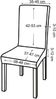 Stuhlhusse 42-53 cm Weiß neu. haus Bild 4