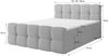 Masseno Boxbett BRUME 140x200 cm mit Bonell Matratze und Topper Bild 3