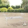 Gartenbank Cossila 70x147x46 cm Weiß en. casa Bild 5