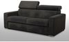 Schlafsofa 3-Sitzer Stoff VIZIR - Braun - Mit Lattenrost: 140 cm - Matratze: 16 cm mit Memory Schaum Bild 5