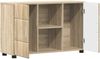 vidaXL Sideboard mit Regal FLORIN Sonoma-Eiche 88,5 x 30,5 x 55,5 cm 880293 Bild 5