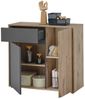 Kommode Nancy / Novara, Holzwerkstoff, Grau, Holzfarben, 94 x 85 x 38 cm Bild 4