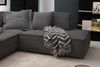 KAWOLA Sofa SAMU Ecksofa Stoff anthrazit Recamiere links 72 x 224 x 226 cm Bild 5