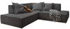 KAWOLA Sofa SAMU Ecksofa Stoff anthrazit Recamiere links 72 x 224 x 226 cm Bild 3
