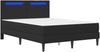 vidaXL Bettrahmen mit LED-Lichtleisten Schwarz 160 x 200 cm Kunstleder 3415004 Bild 5
