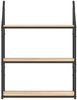 vidaXL Wandregal 3 Fächer Sonoma-Eiche 60x21x78,5 cm Holzwerkstoff 835450 Bild 4
