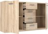 FORTE Gloria Sideboard, Holzwerkstoff, Beige, 147 x 84,3 x 41 cm Bild 5