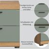 furnling Waschbeckenunterschrank Scott 2 Schubladen, Badmöbel, Badschrank, Badunterschrank, 60 cm breit Bild 4