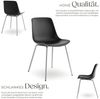 tectake Esszimmerstuhl Kunststoffstühle Mave, ergonomisch, Belastbarkeit 120 kg (Set, 6 St), Ergonomische Formgebung für hohen Sitzkomfort Bild 2