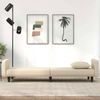 vidaXL Schlafsofa mit Kissen Creme Stoff 351878 Bild 3