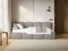 Selsey 'Cloudy' Jugendbett links, Bouclé Grau, 90x200 cm Bild 2