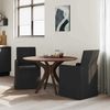 vidaXL Esszimmerstühle 2 pcs Schwarz 57 x 67 x 95 cm Stoff 42017905 Bild 3