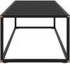 vidaXL Couchtisch Schwarz mit Schwarzem Glas 120x50x35 cm 322884 Bild 3