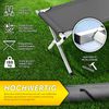 TRESKO XXL Campingbett Feldbett 190 x 64 x 44 cm Metallrohr - Belastbarkeit bis 150kg Grau Bild 2