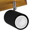 LED Deckenstrahler, Holz, Spots verstellbar L 44 cm Bild 5