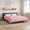 vidaXL Winterbettdecke Gepolstert Rosa 200 x 220 cm Mikrofaser 42026117 Bild 4