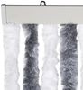 vidaXL Insektenschutz-Vorhang Grau und Weiß 118x220 cm Chenille 315125 Bild 4
