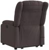 vidaXL Massagesessel mit Aufstehhilfe Dunkelbraun Stoff 3205333 Bild 5