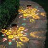 ibettertec LED Solarleuchte Solarlampen für Außen Hängend - 1 Stück Solarlampen für Außen Garten, Metall Solar Gartenleuchten für Außen Garten Draußen Balkon, IP65 Wasserdicht Solarlaterne für Außen Bild 2