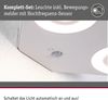 Paulmann 94868 LED Außenwandleuchte Silma 2-flammig Bewegungsmelder weiss 3000K IP44 Bild 3