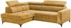 Ecksofa Bavaro elektronischer Sitztiefenverstellung und Breitcord-Bezug Ed Exciting Design Bild 2