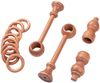 SN DECO GROUP Gardinenstange Filigrano, 1-läufig, Fixmaß, mit Bohren, verschraubt, Holzwerkstoff, 28 mm, Holz, verschiedene Längen und Farben, Komplettset Bild 3