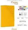 Lavea Spannbettlaken Bettlaken Maya, 180x200cm, 200x200cm, 140x200cm, 160x200cm, 100% Baumwolle Jersey, Gummizug: rundum, (1 Stück), für Matratzen, Topper, Boxspring- und Wasserbetten, weich, langlebig Bild 3