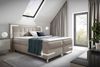 Boxspringbett Schlafzimmerbett 160x200cm AMORE Nr. 2 Beige inkl. LED-Beleuchtung Bild 5