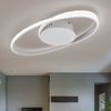 LED Deckenleuchte, oval, weiß, L 54 cm Bild 3