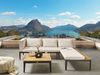 Lounge Set mit Tisch BRACCIANO Helles Beige Bild 3