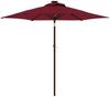 vidaXL Sonnenschirm mit Stahlmast Weinrot 225x225x212 cm 4005062 Bild 2
