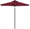 vidaXL Sonnenschirm mit Stahlmast Weinrot 225x225x212 cm 4005062 Bild 3