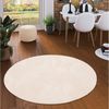 Pergamon Fellteppich Fellteppich Super Soft Pearl Rund, Rund, Höhe: 19 mm Bild 5