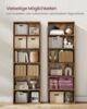 Vasagle Bücherregal, mit 6 Ebenen, Holzspanplatte, vintagebraun, 24 x 60 x 178,5 cm Bild 2