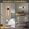 ZMH LED Wandleuchte Innen Wandlampe Flurlampe Modern Design 3000K, Innenleuchtend, LED fest integriert, warmweiß Bild 4