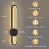 ZMH LED Wandleuchte Innen Wandlampe Flurlampe Modern Design 3000K, Innenleuchtend, LED fest integriert, warmweiß Bild 3