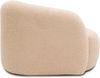 DOMO. collection Recamiere 700013, Liege mit Zierkissen, oval, Füße mit Filzgleitern, Chaiselongue, Sofa, Polstergarnitur, 183 x 105 x 75 (BxTxH), beige Bild 4
